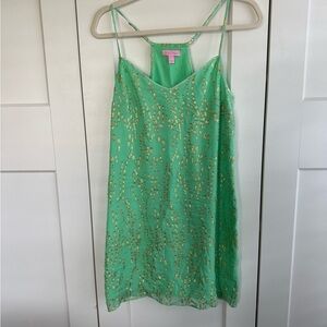 Lilly Pulitzer Green mini Dress with Gold